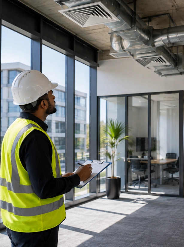 Commercial aircon site visit assessment